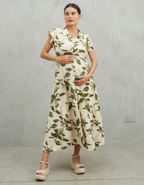 Vestido Belgica Verde Print