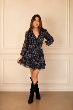Vestido Esfera Negro Print
