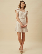 Vestido Noelia Beige Encaje