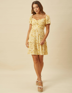 Vestido Kaia Amarillo Print