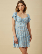 Vestido Kaia Celeste Print