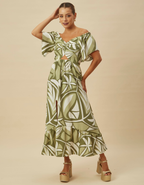Vestido Marcela Verde Print