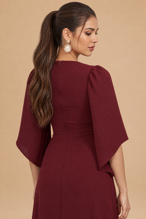 Vestido Majo Guinda