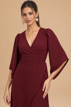 Vestido Majo Guinda