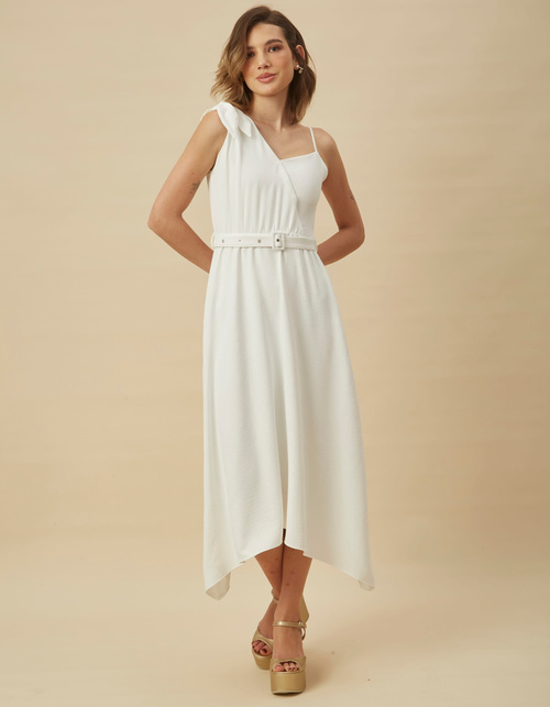 Vestido Almendra Blanco