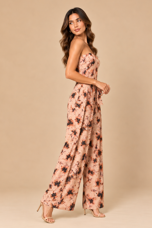 Enterizo Fonseca Naranja Print
