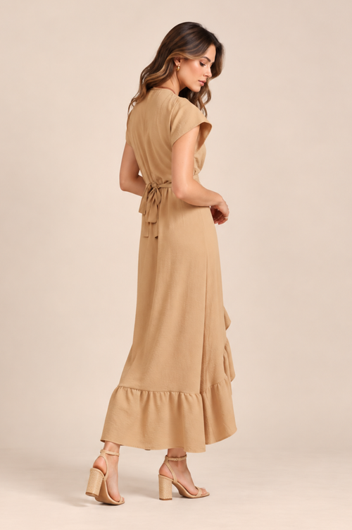 Vestido Eva Beige