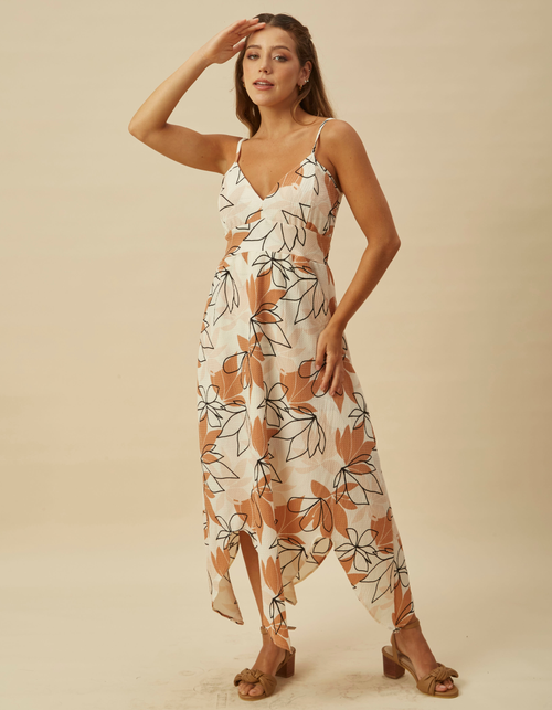 Vestido Jessica Blanco Print