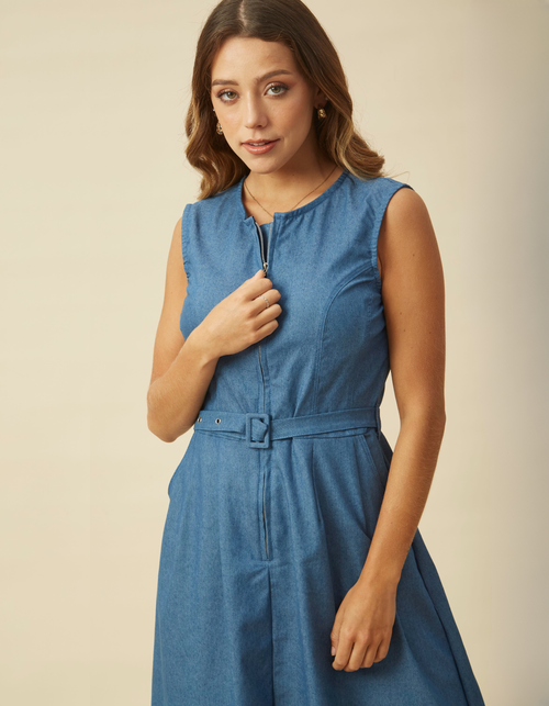 Vestido Azucena Denim