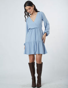 Vestido Romina Celeste