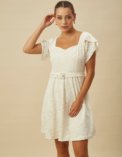 Vestido Noelia Blanco Encaje