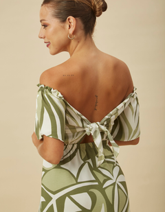 Vestido Marcela Verde Print
