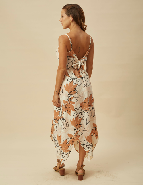 Vestido Jessica Blanco Print