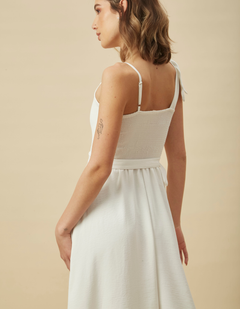 Vestido Almendra Blanco