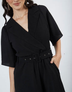 Enterizo Ivana Negro