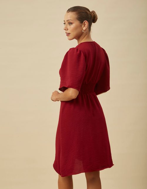 Vestido Bea Guinda
