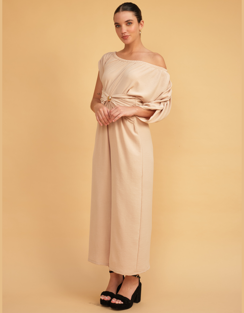 Enterizo Abril Beige