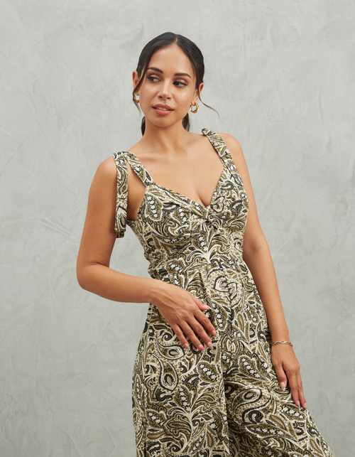 Enterizo Sirena Verde Print