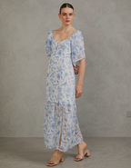 Vestido Aixa Azul Print