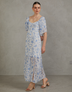 Vestido Aixa Azul Print