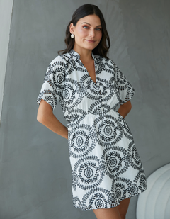 Vestido Alondra Negro Print