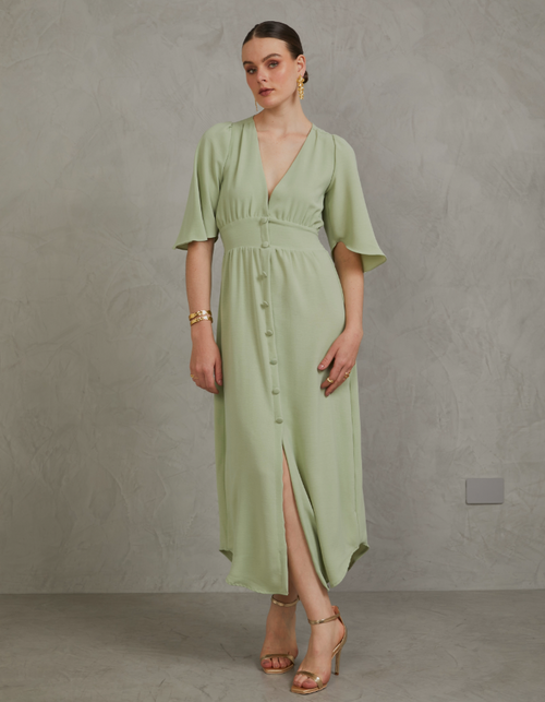 Vestido Alana Verde Olivo
