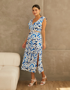 Vestido Fatima Azul Print