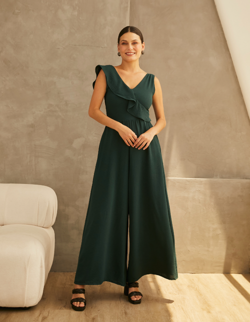 Enterizo Pame Verde Militar