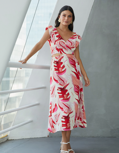 Vestido Fatima Fucsia Print