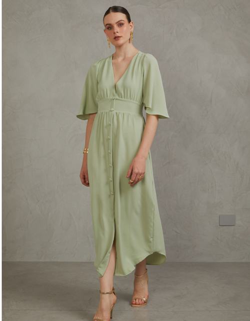 Vestido Alana Verde Olivo