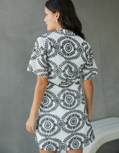 Vestido Alondra Negro Print