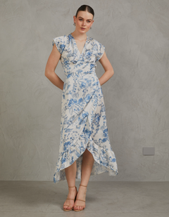 Vestido Eva Azul Print