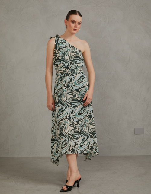 Vestido Marina Verde Print