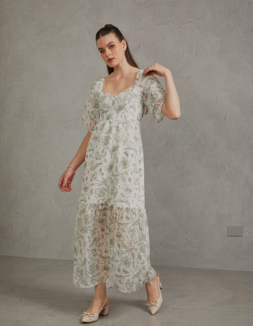 Vestido Aixa Verde Print