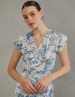 Vestido Eva Azul Print