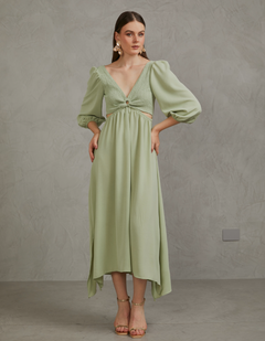 Vestido Silvia Verde Olivo