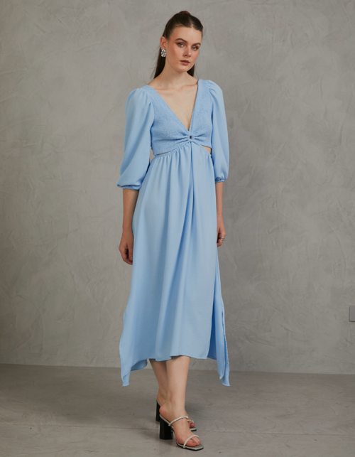 Vestido Silvia Celeste