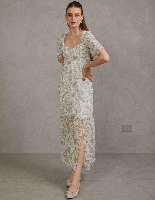 Vestido Aixa Verde Print