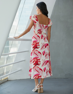 Vestido Fatima Fucsia Print