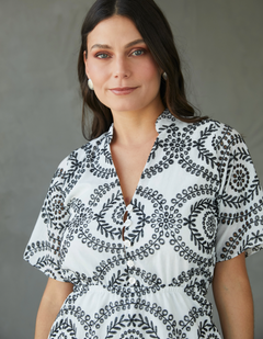 Vestido Alondra Negro Print