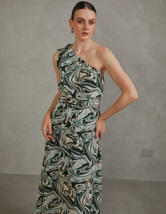 Vestido Marina Verde Print