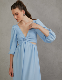 Vestido Silvia Celeste