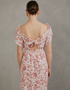 Vestido Marcela Rosa Print