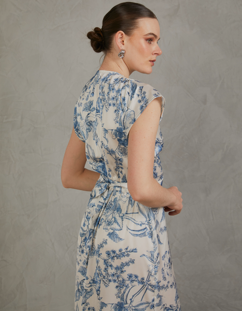 Vestido Eva Azul Print