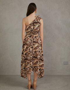 Vestido Marina Marrón Print
