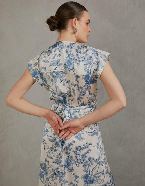 Vestido Eva Azul Print