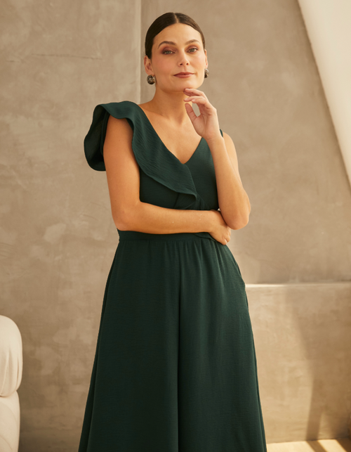 Enterizo Pame Verde Militar