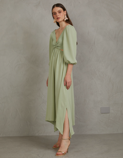 Vestido Silvia Verde Olivo