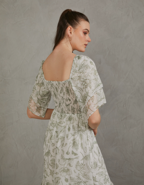 Vestido Aixa Verde Print