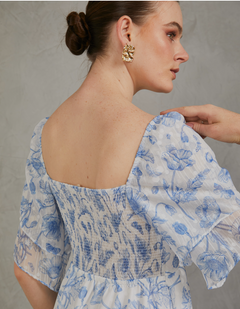 Vestido Aixa Azul Print